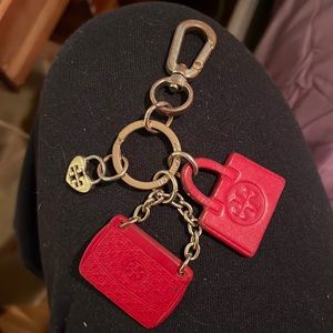 tory burch bag key chain